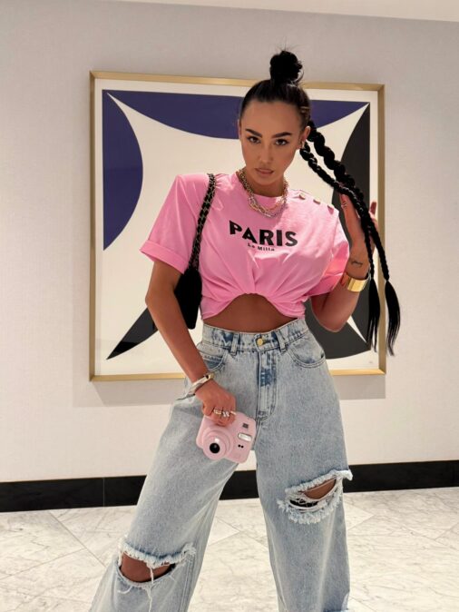 T-shirt Paris różowy LaMilla
